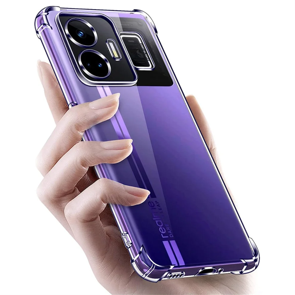 

Case for Realme GT 3, Realme GT3 Neo3 3T Phone Cases Realme GT Neo 3 Shockproof Silicone Cover Realmi GT 3 Case