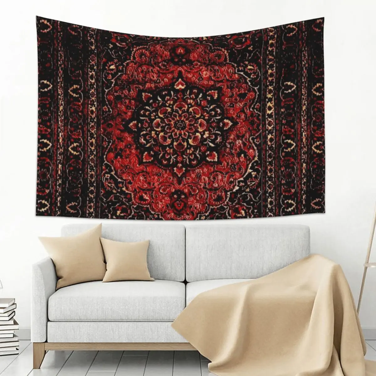 

Persian carpet look in rose Tapestry