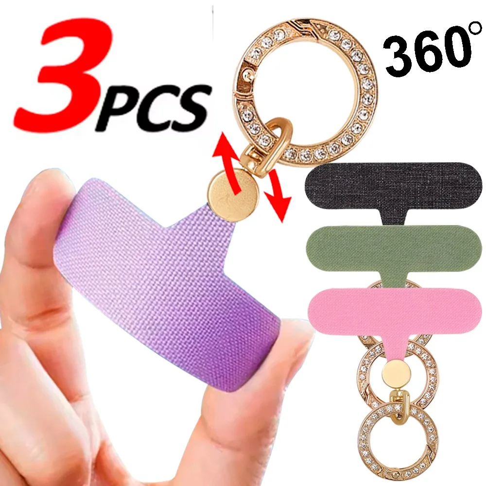 

Protable Phone Ring Holder Alloy Clip on Lanyard Attachment for IPhone Samsung Universal Cell Phone Strap for Travel Shopping