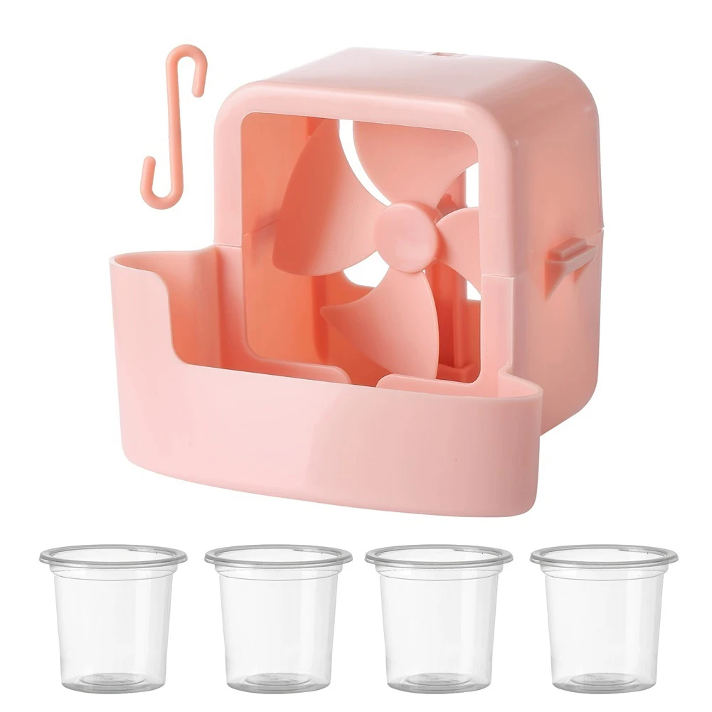 Quick Setup Portable Fan Accessory Kit Featuring Ice Cup Cooler for Effective Temperature Management in Hot Environments