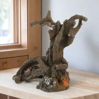 

Ornament Simulated Fallen Wood Roots Tank Decoration Decorations Aquarium Brown Fish