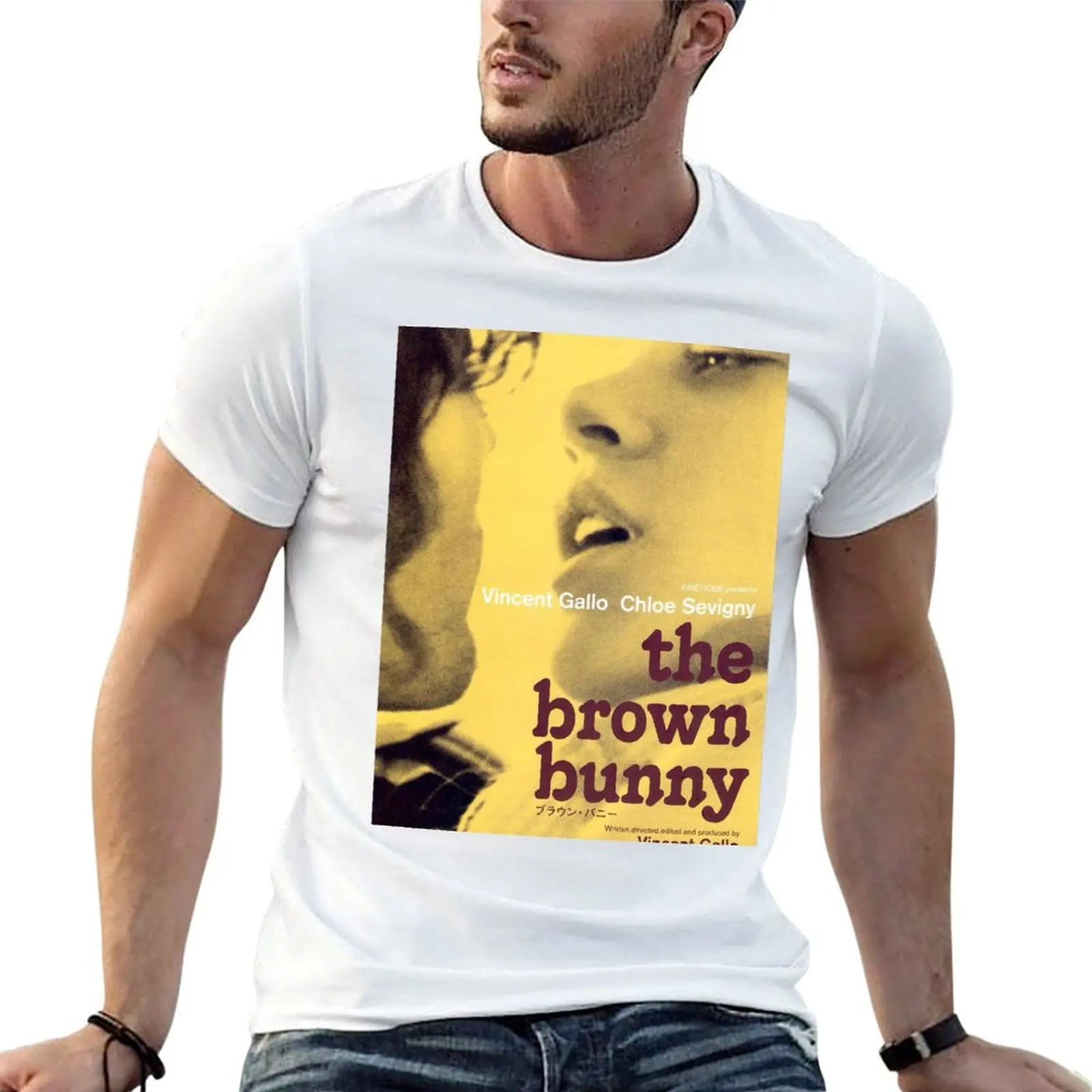 

The Brown Bunny Japanese Poster T-Shirt cotton t shirt man t shirt man cotton man t shirt heavy cotton T-shirt