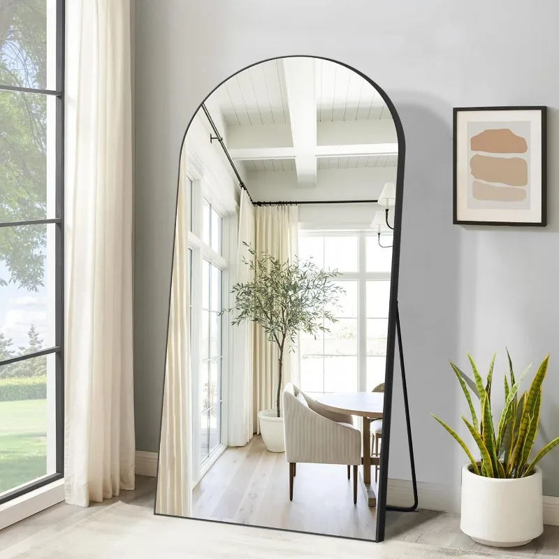 Arched Full Length Mirror with Stand, 71