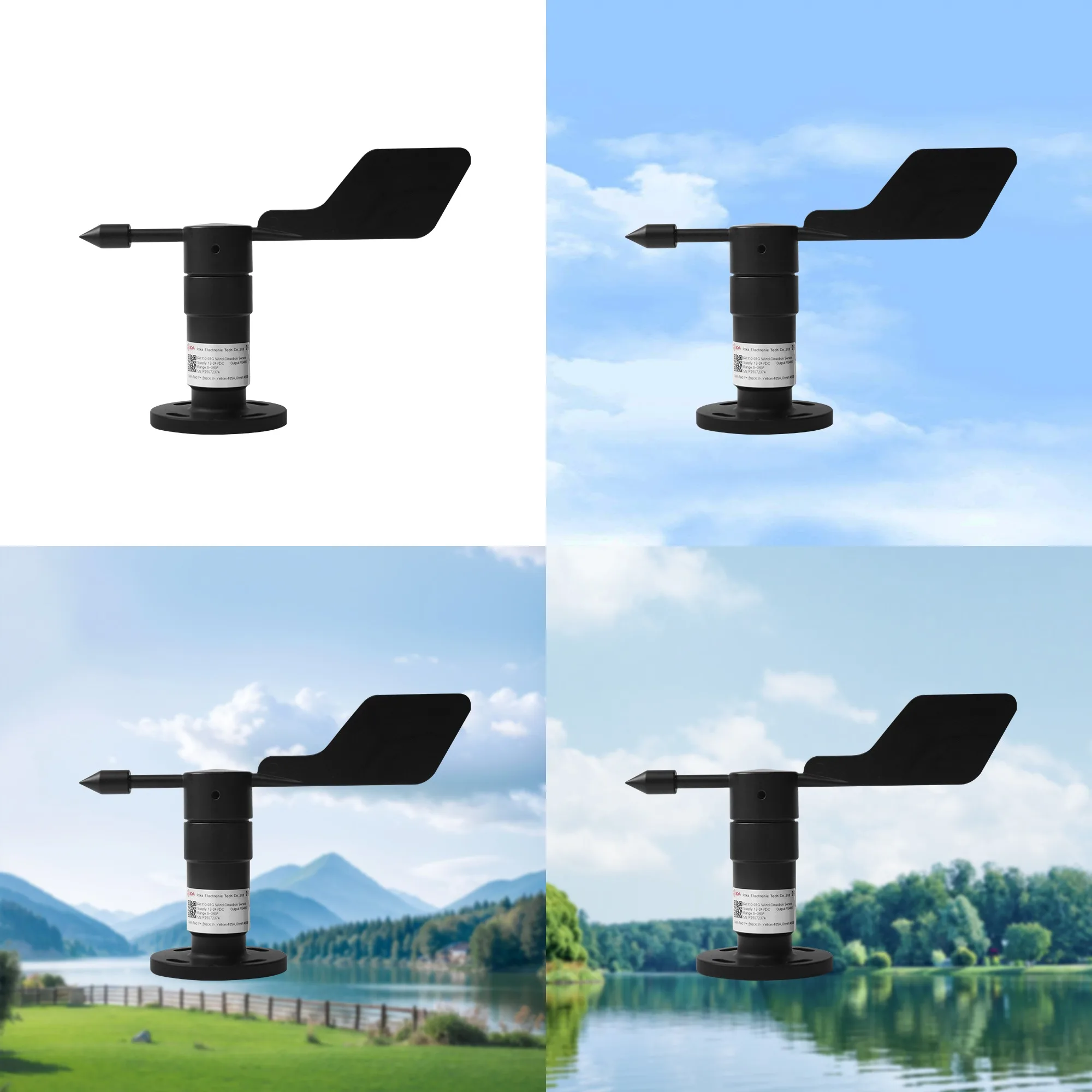 RK110-01G Sensitive Indicator Visual Indicator Analog 4 20ma Weather Station Integrated Wind Direction Sensor