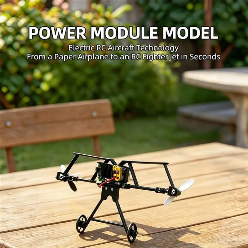 B05C-DIY RC Paper Airplane Kit Plane With Gyro Stabilizer Aircraft For Boys Girls Backyard Park Beach Camping School
