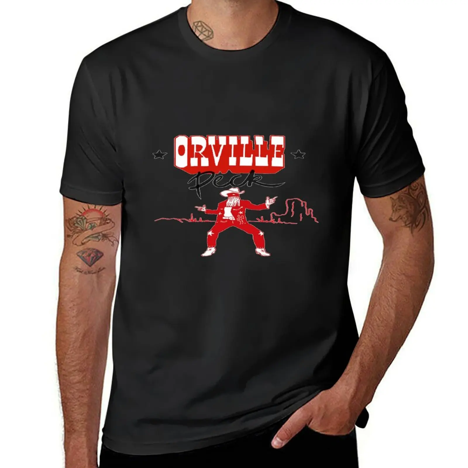 Orville Peck Cowboy Design T-Shirt shirts graphic tees customs design your own plus size tops mens graphic t-shirts anime