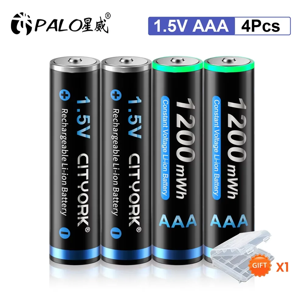 1.5V AAA Lithium Rechargeable Battery 1200mWh AAA 1.5V Li-ion li ion Battery For Remote control ,Wireless mouse aaa batteries