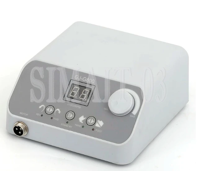 50000RPM Brushless Micro Motor Handpiece, 50W Professional Nail Dental Lab Polishing Machine with Foot Control - view 5