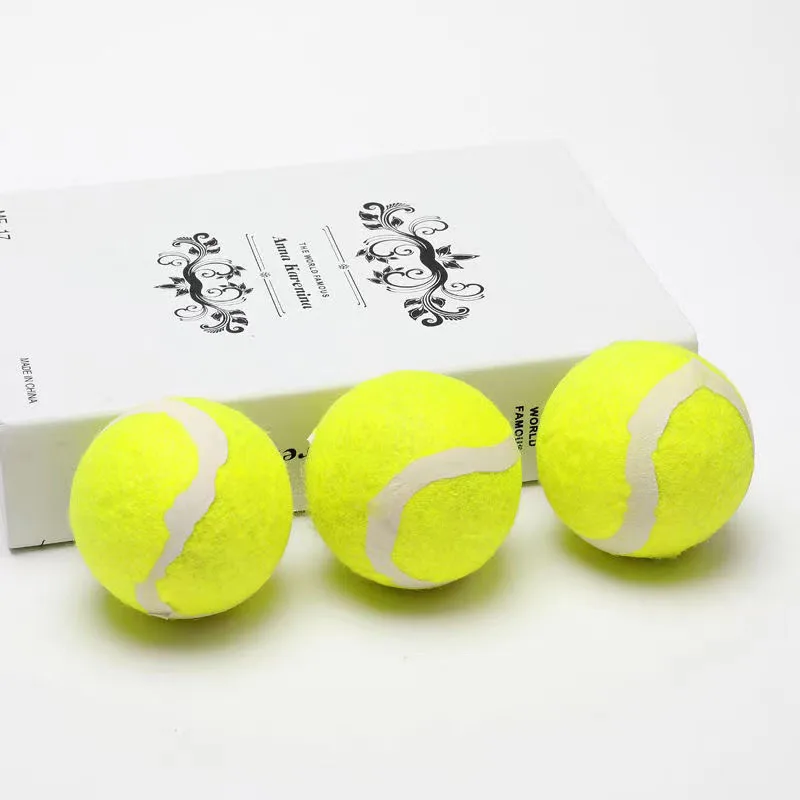 

Dog Toy Elastic Tennis Ball Durable Chew Toys Small, Medium, and Large Dogs Rubber Training Ball Pet Supplies