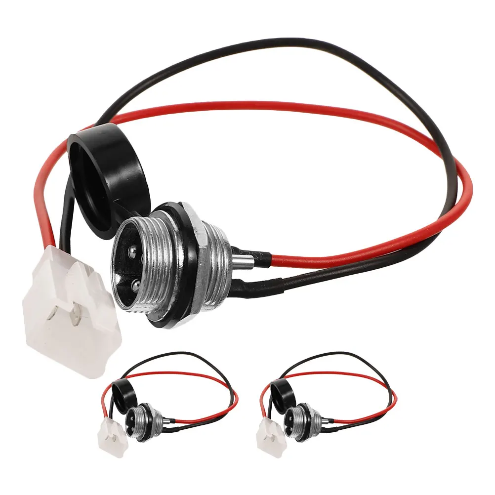 

3pcs Electric Three-Wheeler Accessories 49Cc Charging Port Socket For Scooter Motorcycle Replacement Part Harness Cable Vehicle