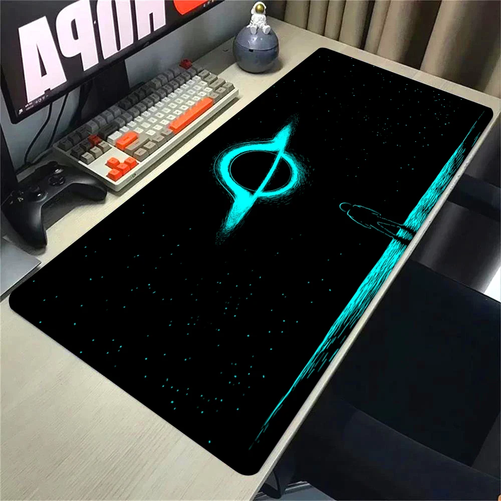 Anime Mouse Pad Gaming Accessories Mousepad Pc Gamer Keyboard Big Deskmat Astronaut Black Mats XL Carpet Large Computer Mice Mat