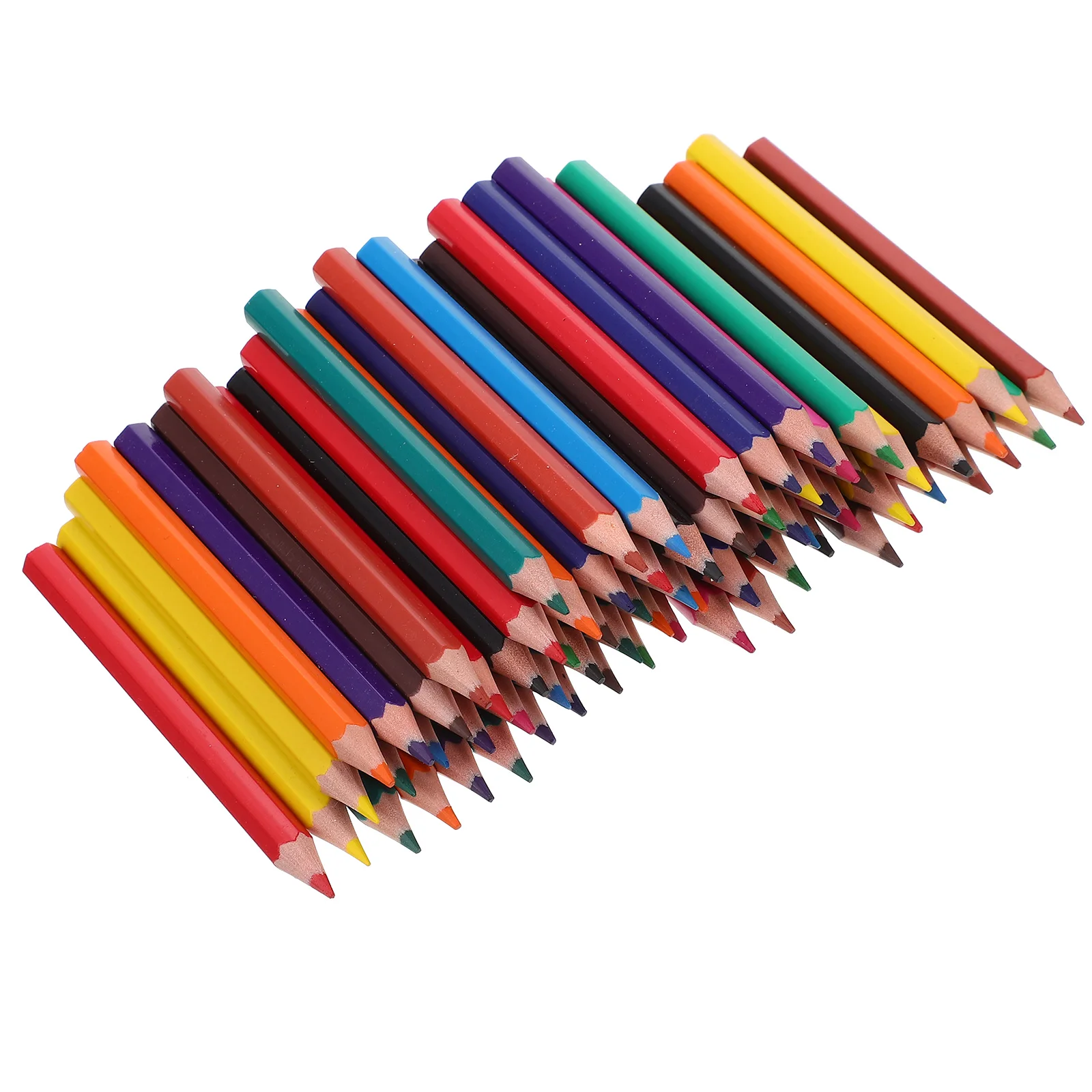

6 Sets Colored Pencils Smooth Writing Sketching Drawing Student Use Portable Coloring Pencils Children Adults Erasable