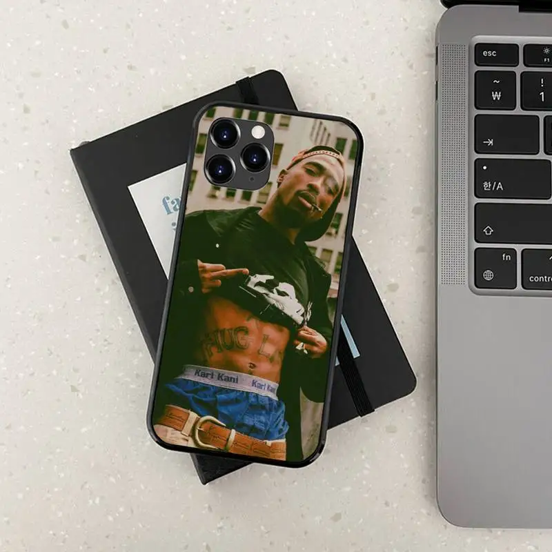 Rap Singer Tupac Shakur Phone Case For iPhone 11 12 13 Mini 13 14 Pro XS Max X 8 7 Plus SE XR Shell