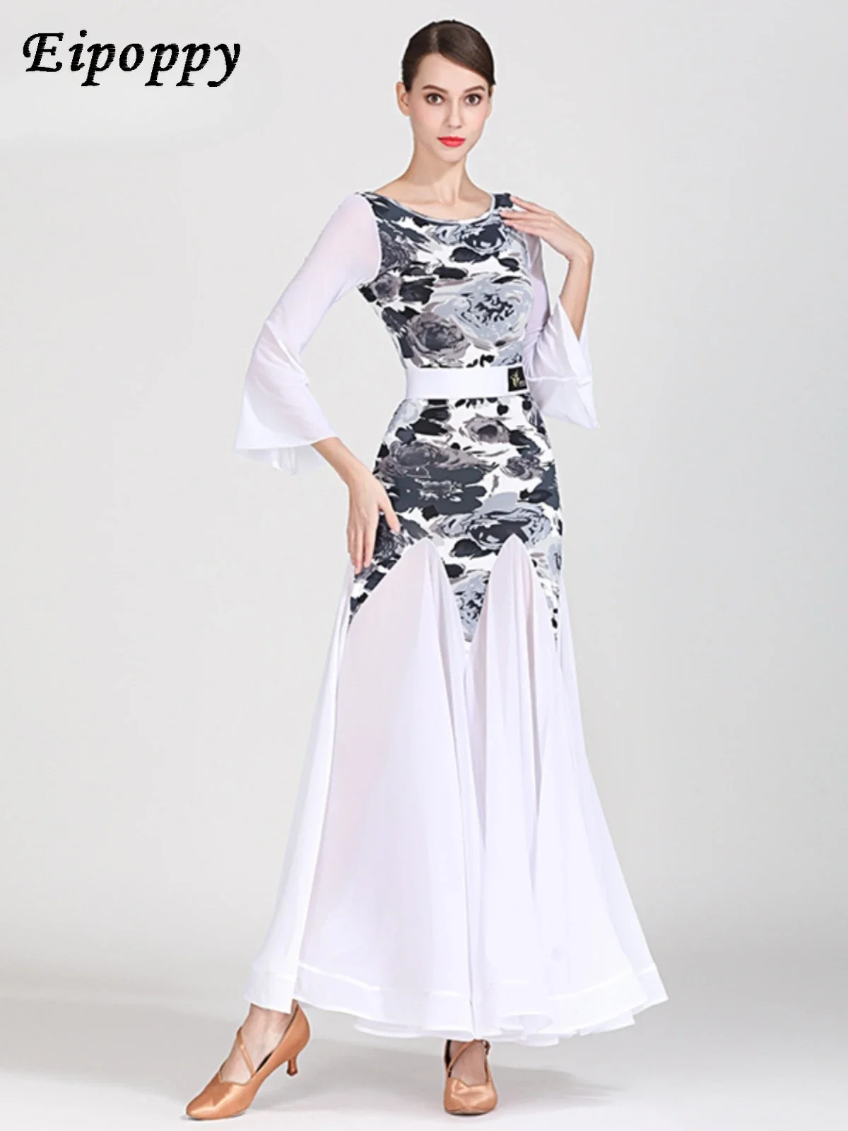 Langarm Tinte Malerei Erwachsenen modernen Tanz kleid moderne Tanz kleidung und Kleid