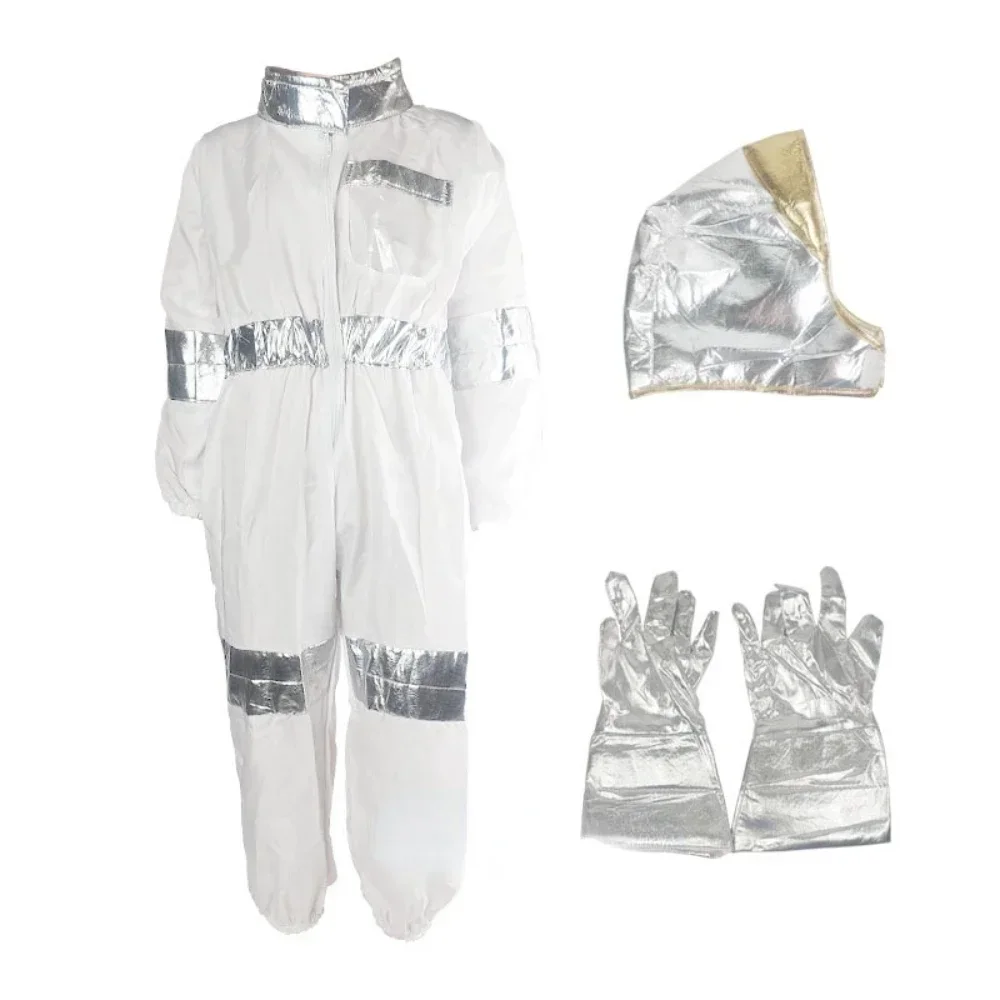 Children Astronaut Clothing Spaceman Space Suit Cosplay Costume Boys Girls Performing Props Birthday Party Dress Up Gift