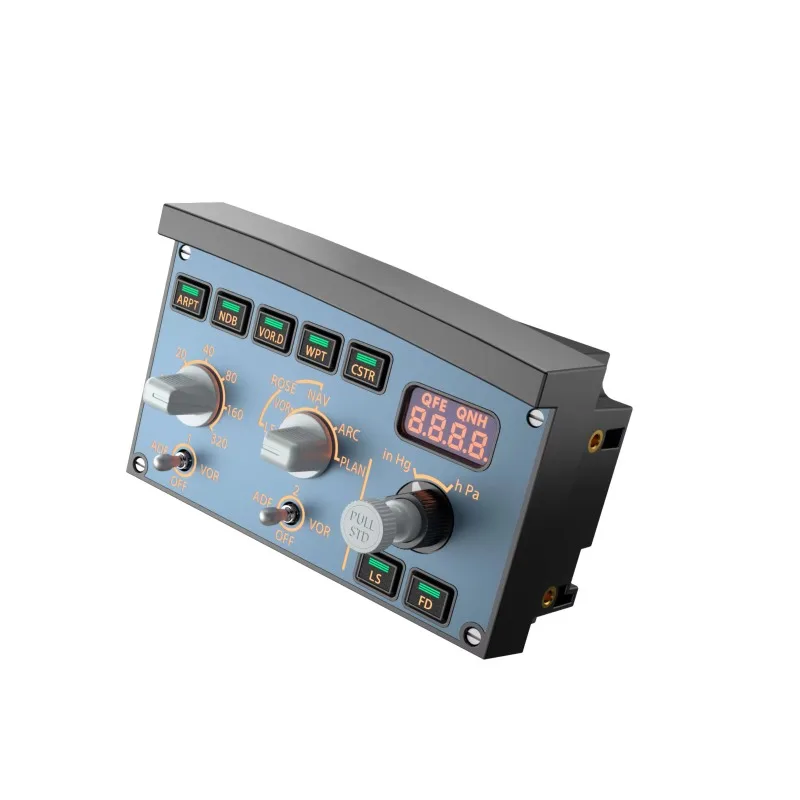 Full Size A320 EFIS Flight Control Panel Flight Game Emulator Supports X-Plane MSFS EFIS Unit for Simulation And Gaming