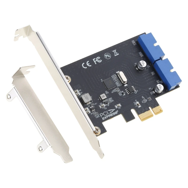 

PCIE to Usb3.0 Chassis Front Panel Expansion Card Desktop Pcie To Usb3.0 2x 20p