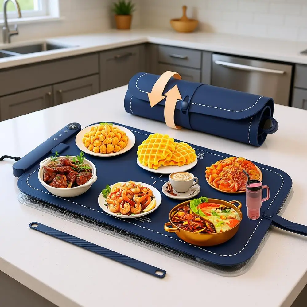 

Portable 24 Warming Trays for Parties - Quick Heat, 6-Speed Temp Control, Easy Clean, Ideal for Gatherings