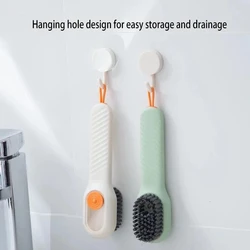 XiaoMi Mijia Multifunctional Soft-bristled Shoe Brush Long Handle Clothes Add Liquid Brush Shoe Clothing Brush Cleaning Tools