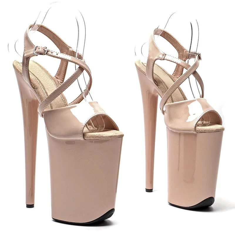 

23CM/9inches Patent PU Upper Platform Shoes Sexy Dance Shoes High Heels Sandals Pole Dance Shoes 0052