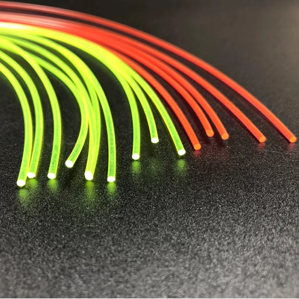 

50cm Fiber Optic Bow Sight Fiber Red Green 0.5/0.75/1.0mm Slingshot Compound Bow Sight Pin Bow Sight Accessory