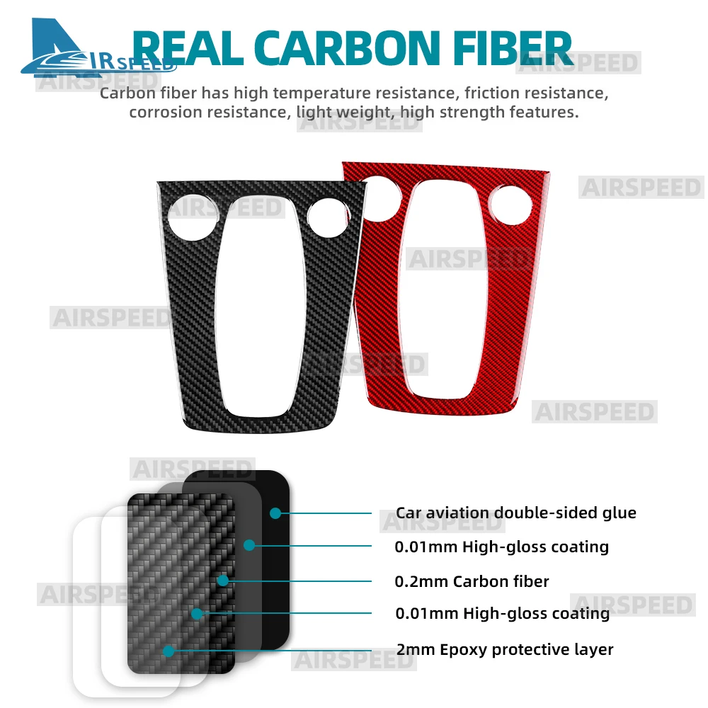 Real Soft Carbon Fiber Sticker for Audi A3 S3 8Y 2025 2026 LHD RHD Car Automatic Gear Shift Panel Accessories Interior Trim view 6