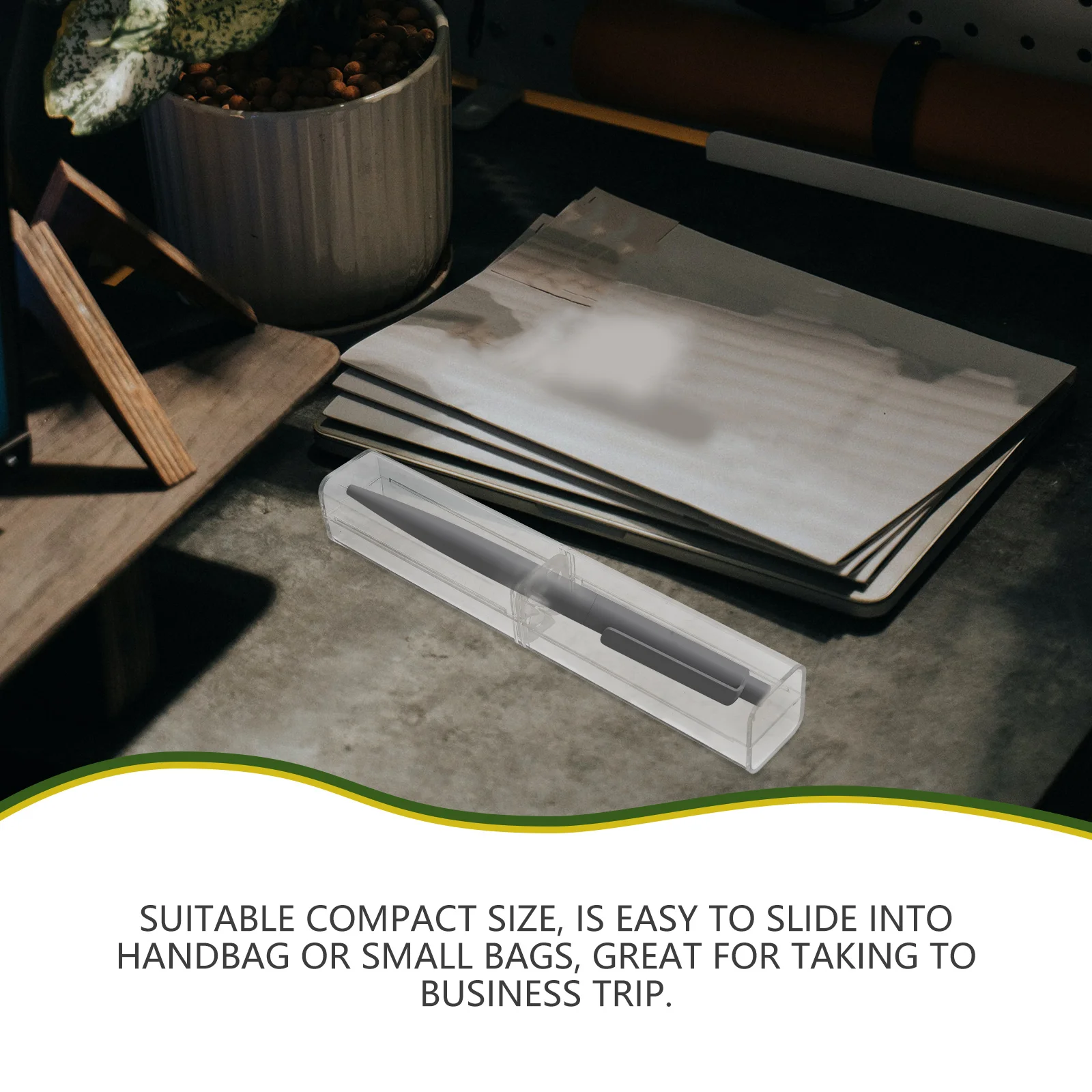 25 Pcs Transparent Pencil Case Empty Holder Gift Small Cases Container Display Storage