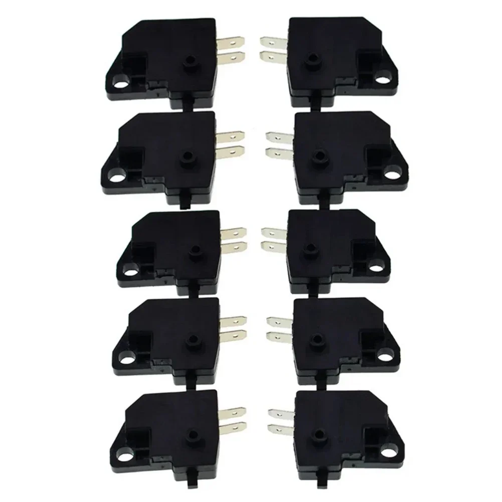 10Pcs Universal Motorcycle Right/Left Front Brake Stop Light Switch Press Button Motorcycle Disc Brake Switch