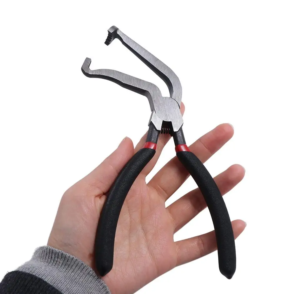 65 Degree Electrical Disconnect Pliers Ergonomic Handle Easy Operation Electrical Connector Fuel Line Quite Release Carbon steel