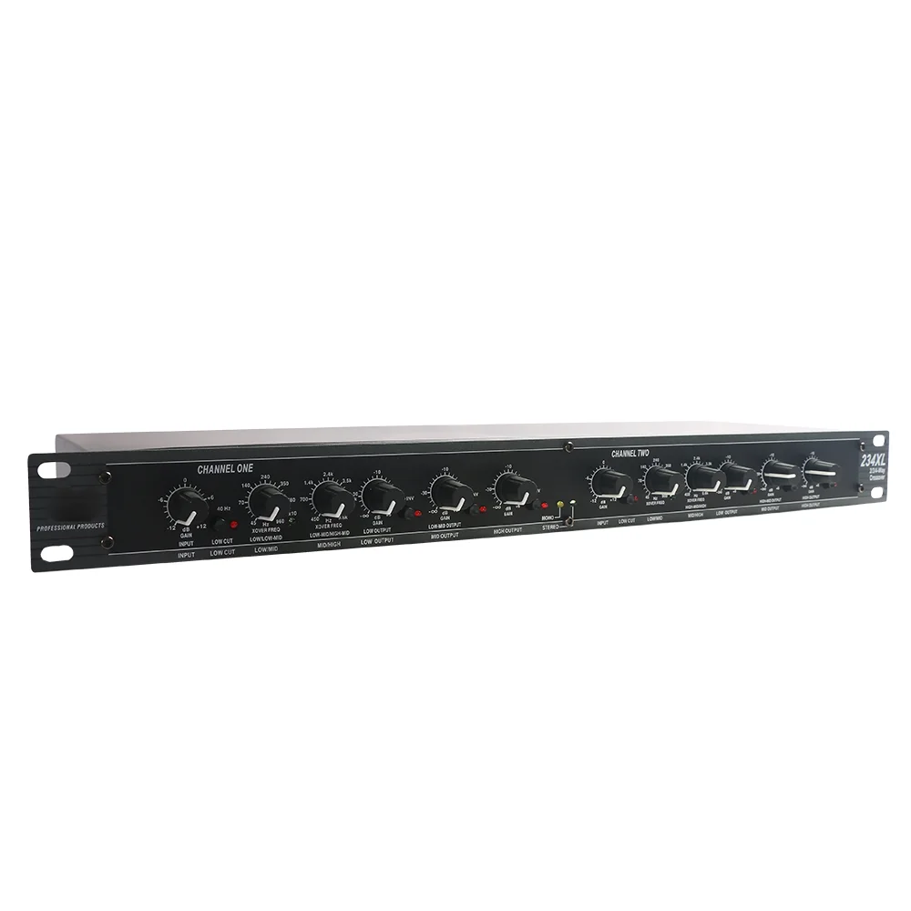 Dbx234xl profesjonalne urządzenia peryferyjne do dźwięku Stereo2/3-Way Stereo 4/-Way Crossover korektor Audio dla sceny