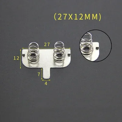 YYT 20PCS Frühling blatt AA 12*12/26,5/27,5/28MM kontakt blatt batterie box positive und negative blätter 0,3 MM eisen + vernickelung