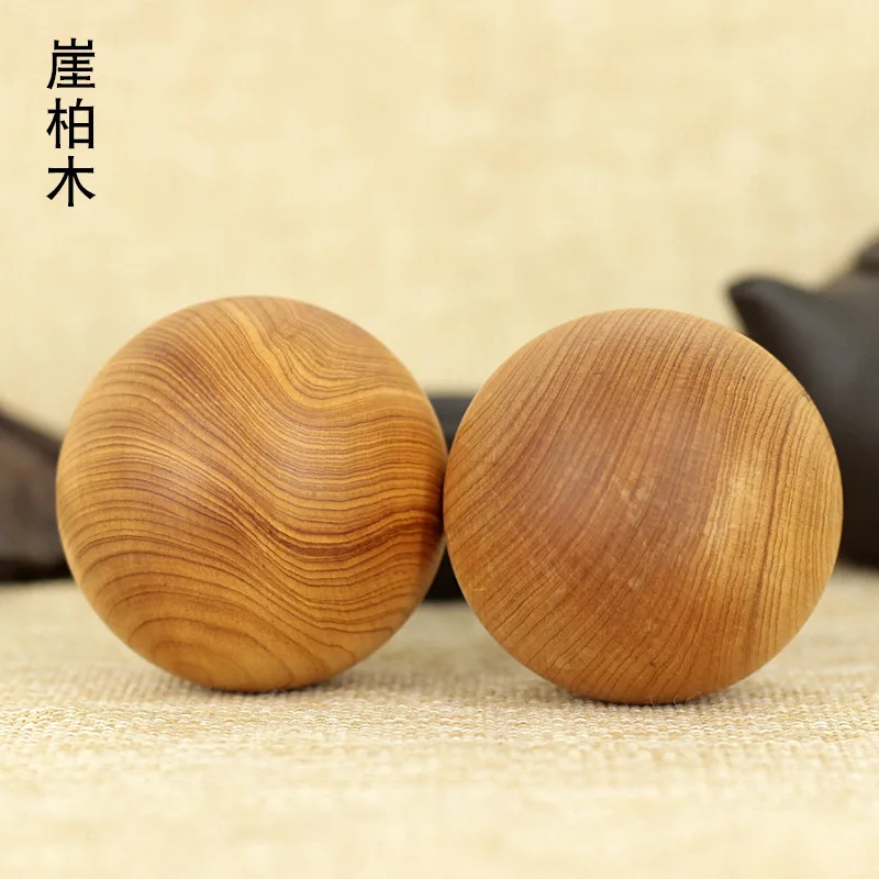Premium Thuja Handball Wooden Massage Ball Fitness Ball Ornament