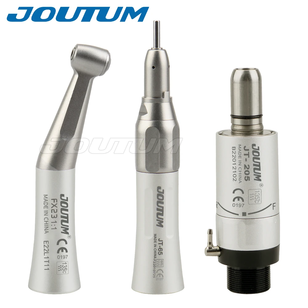 Dental FX Low Speed Handpiece Teeth Polishing Tools Contra Angle Straight Handpiece 2/4Holes Air Motor Kits Dentists Equipment