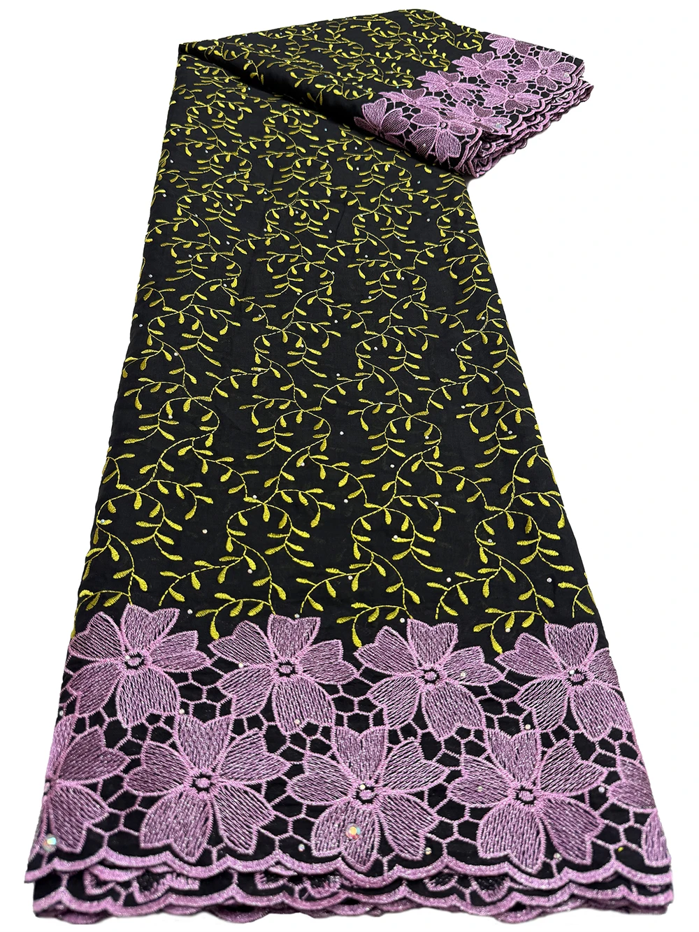 

Африканская шифоновая кружевная ткань 2025, высококачественный кружевной материал, нигерийская французская африканская зеленая кружевная ткань для женщин, свадьба