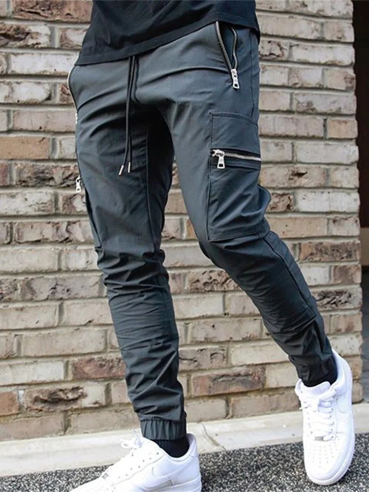 

Men's Summer Thin Cargo Pants Lightweight Trousers Youthful Spring Summer Faion Loose Fit Long Pants