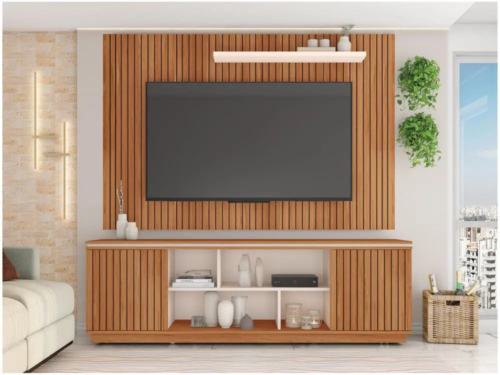 RACK AEGON PARA TV até 70", com 2 Portas - Caemmun
