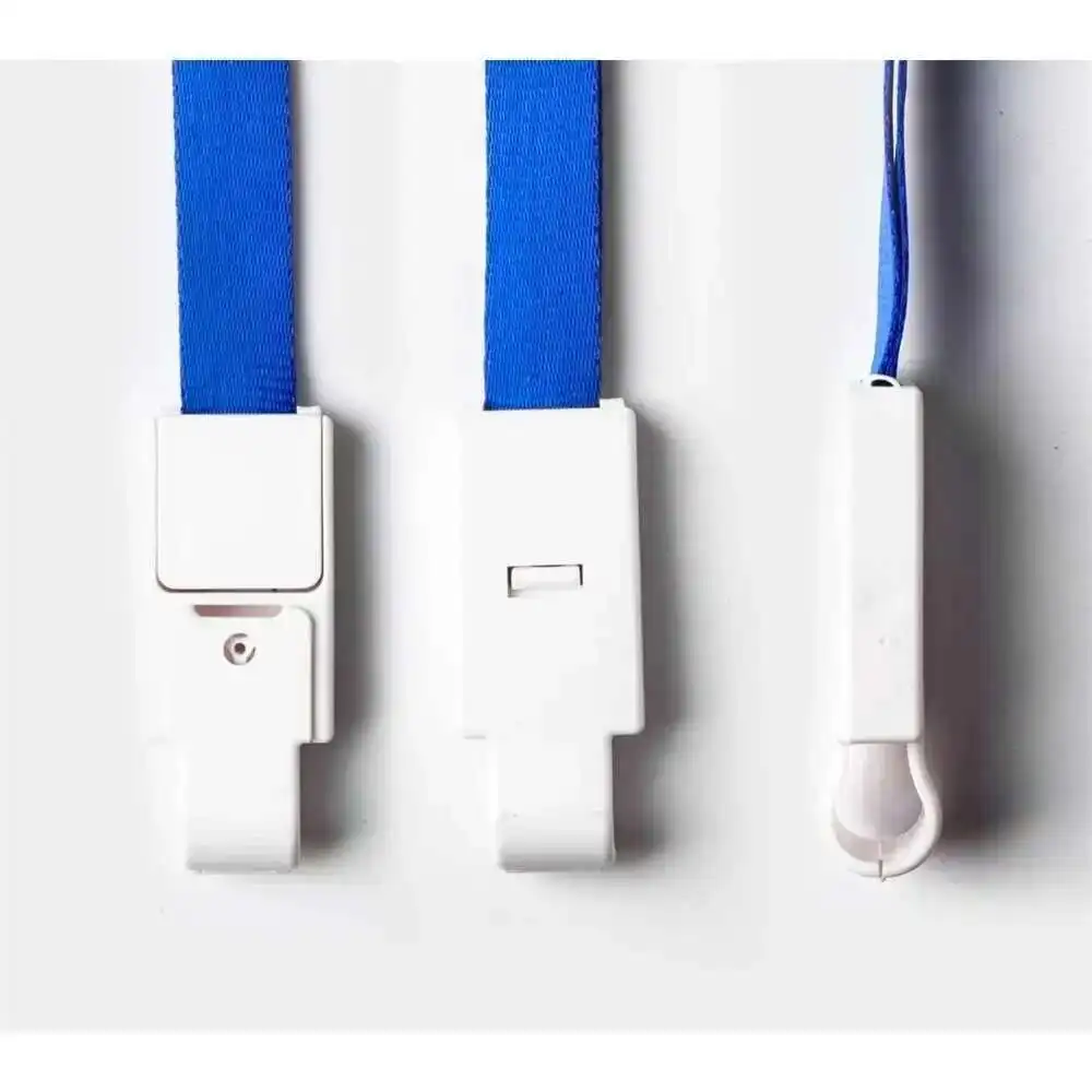 Width 10mm Name Card Case Badge Rope Hanging Cord Worker Student Id Badge Frame Lanyard Button Sleeve Rope Chain