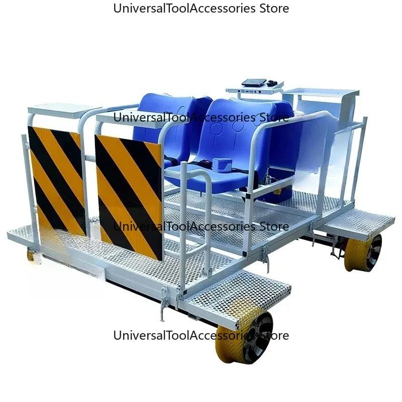 Rural Orchard Double Rail Transport Vehicle, Engineering Track Cargo Transportation Carrier