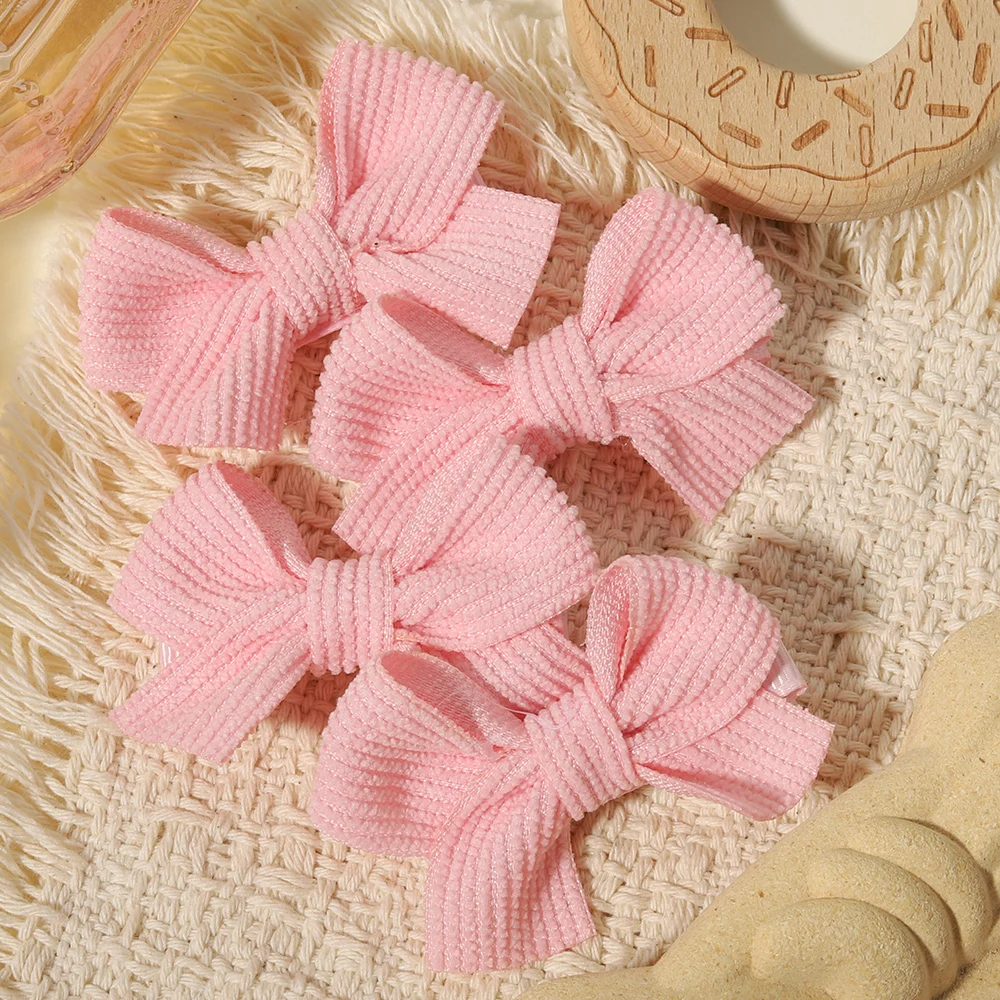 10 Stück/Set Mädchen-Haaraccessoires, süße, niedliche einfarbige Schleifen-Haarspangen, für Kinder, Babygeburtstage, Partykleid-Haaraccessoires – Detail 4