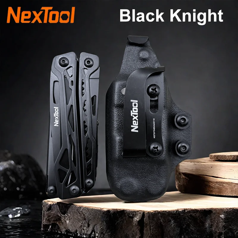 NexTool Black Knight Multitool pinze 11 in 1 forbici pieghevoli coltello da tasca EDC utensili manuali multifunzionali per esterni