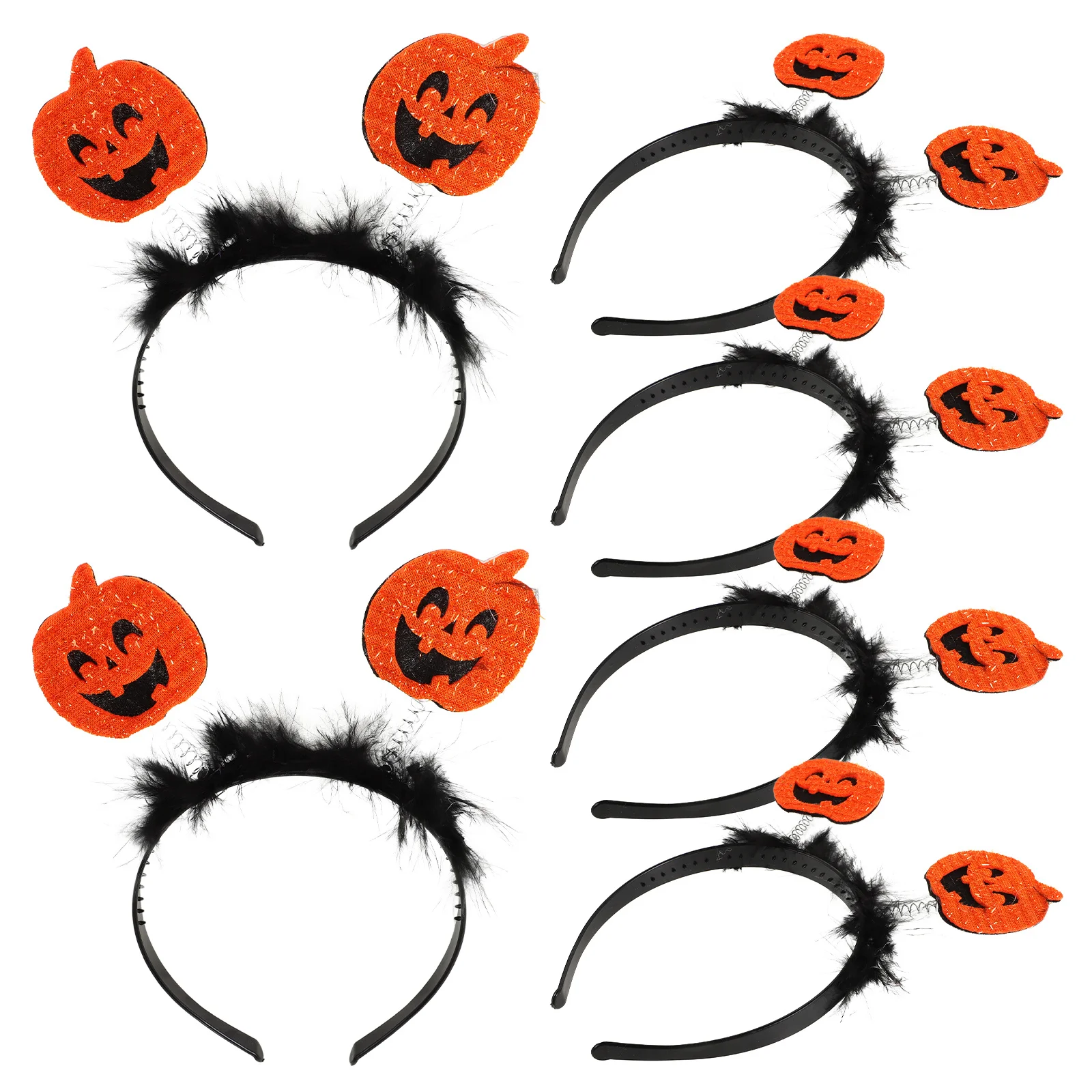 

6Pcs Cosplay Headband Pumpkin Style Festive Hair Accessory Suitable for Halloween New Year Eve Easter Party Decoration
