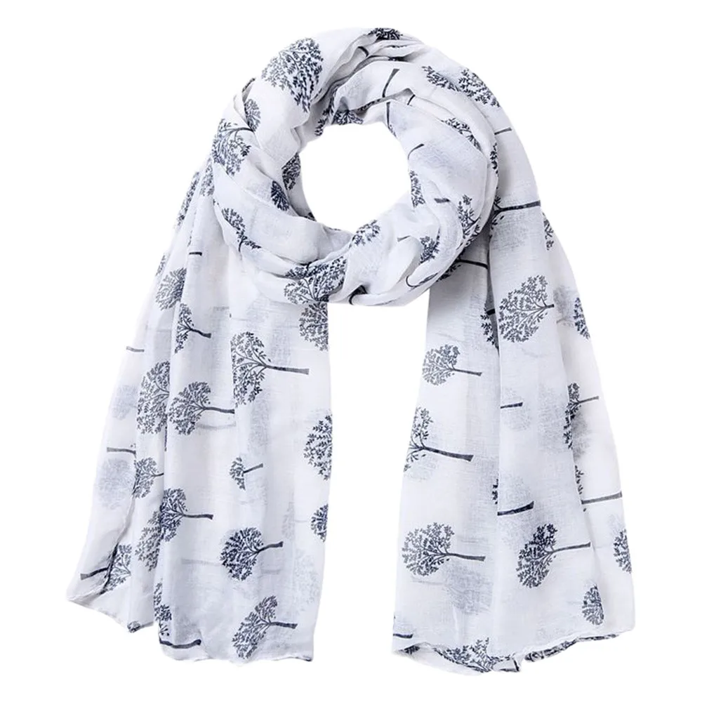 Women Printed Dandelion Soft Chiffon Shawl Wrap Wraps Scarf Scarves Thin Mens Scarf Stripped Scarf Smog Pass