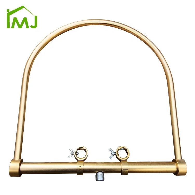 

Salon shampoo bed Accessories head spa equipment Gold head loop shower head