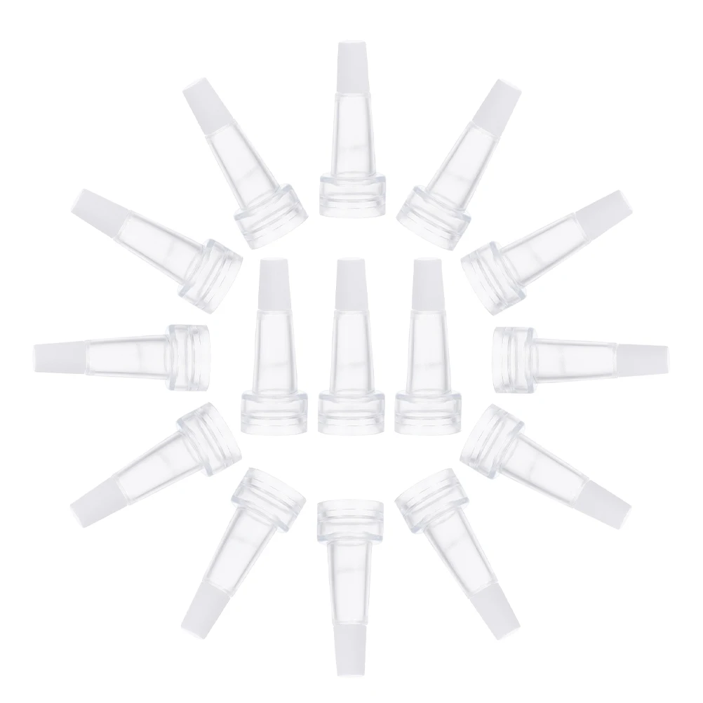 

50 Pcs Essence Bottle Serum Bottles Cap Small Vials Transparent Lid Sample Plastic Clear Stopper