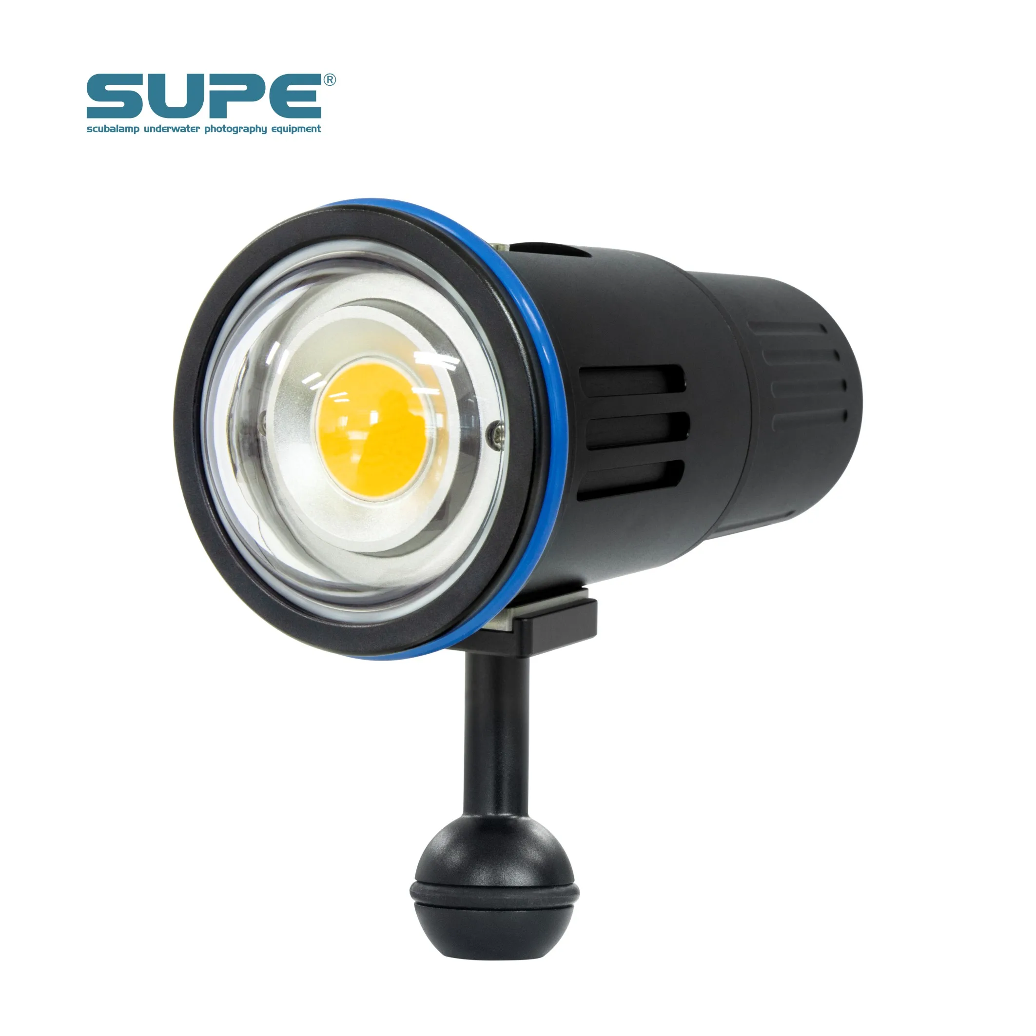 Supe Scubalamp Supe V4kv3 8000 Lumens Scuba Diving Glare Video Light Wide Angle Continuous Lighting Underwater Photography