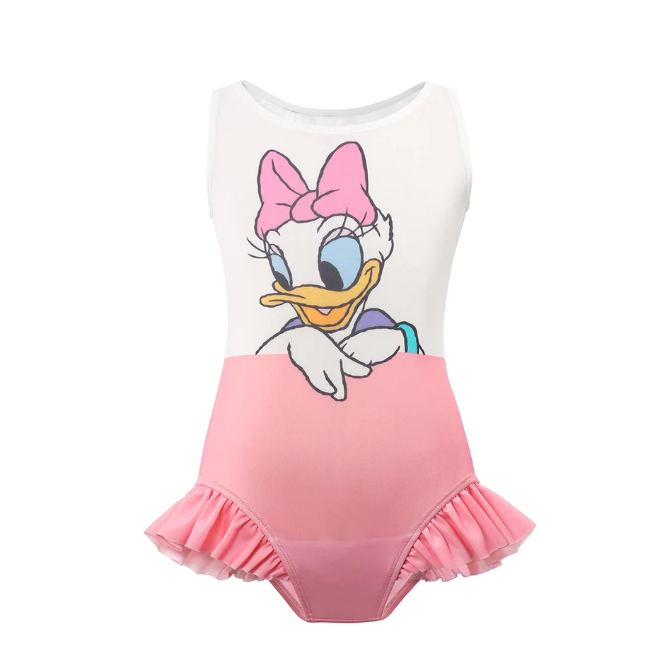 2024 Girl Summer Isabela Mirabel Swimsuit Children Swimwear Ariel Princcess Children Bikini Sets Donald Duck Bathing Kids Suit