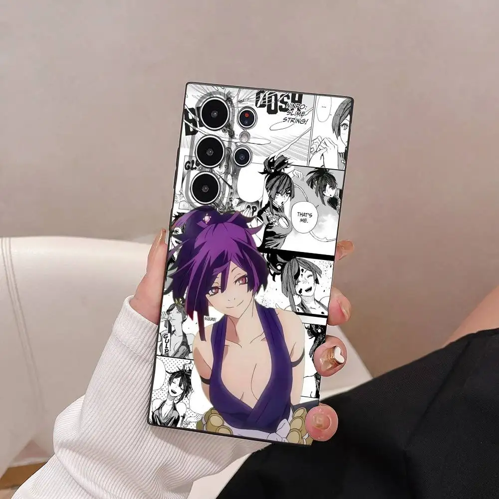 أنيمي الجحيم الجنة قضية الهاتف لسامسونج غالاكسي S25 S24 S22 S23 الترا S21 S20 زائد 5G متجمد عدم الانزلاق غطاء ناعم كامل