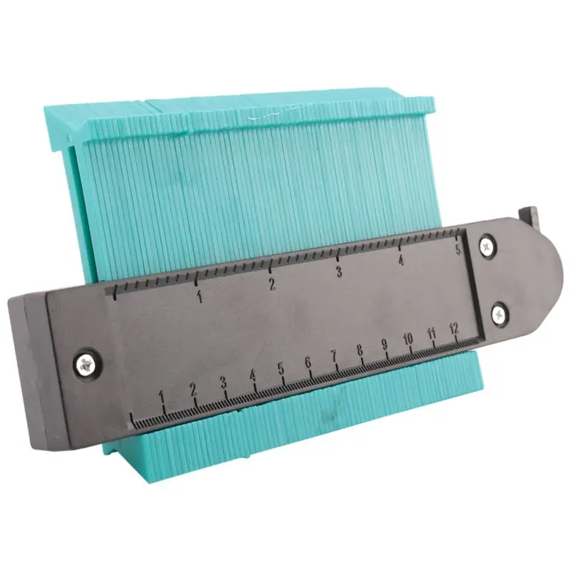 Super Deal -Shape Contour Duplicator Profile Gauge Tiling Laminate Tiles Edge Shaping Wood Marking Tool Easy Cutting Profile Mea