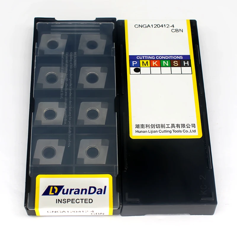 2PCS CNGA120412 CBN Insert Roughing Machining CNC Tools Lathe Cutter Turning Tools Diamond Blade for Hardened Steel