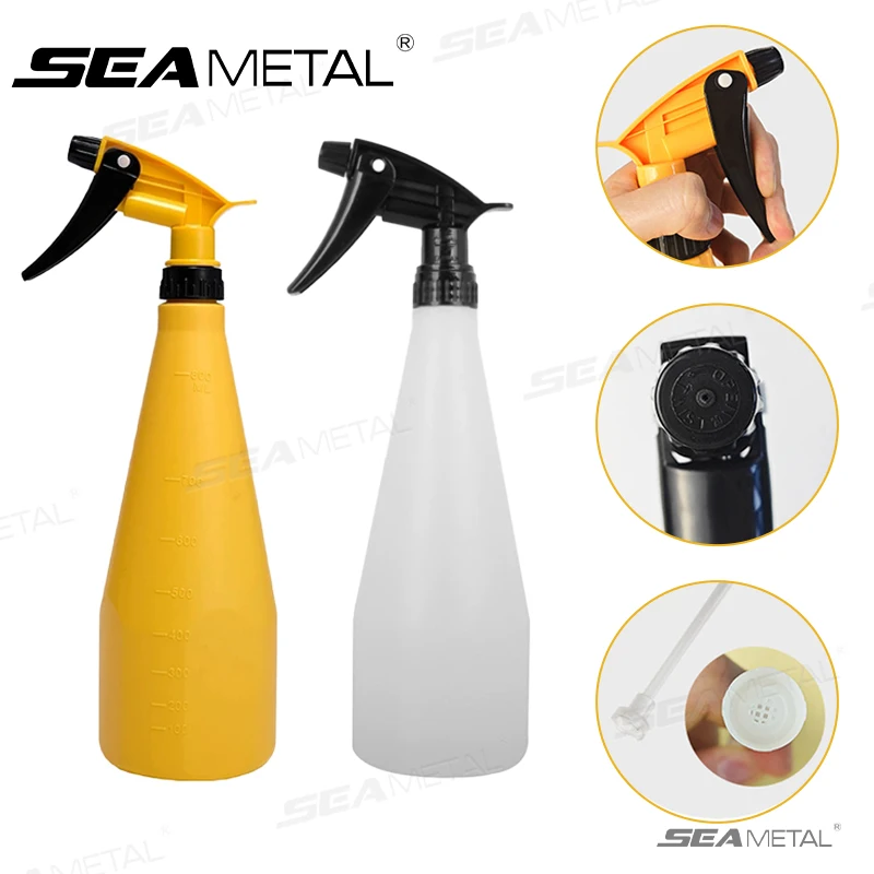 SEAMETAL 800ML Garrafa de spray portátil para lavagem de carro Atomizador recarregável resistente a ácidos e álcalis Suprimentos de jardinagem multiuso